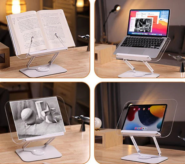 Transparent Book Reading Stand